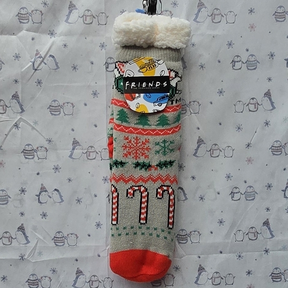 Central Perk Christmas Sherpa Lined Sock - Picture 2 of 5